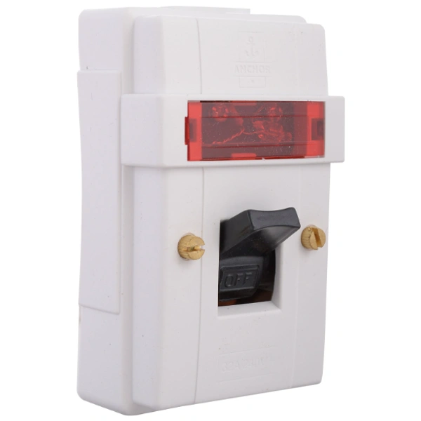 Anchor 39094 Surface DP with Neon WH, 32 Amp, White - 32A, White, NA
